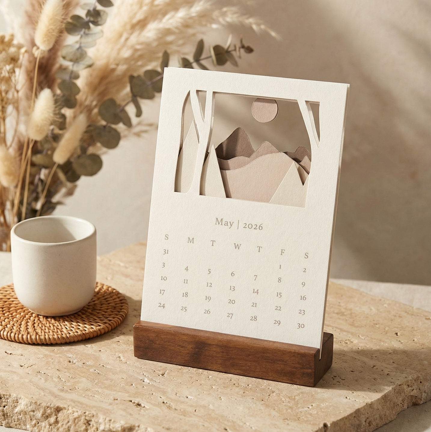 2026 Landscape Desk Calendar