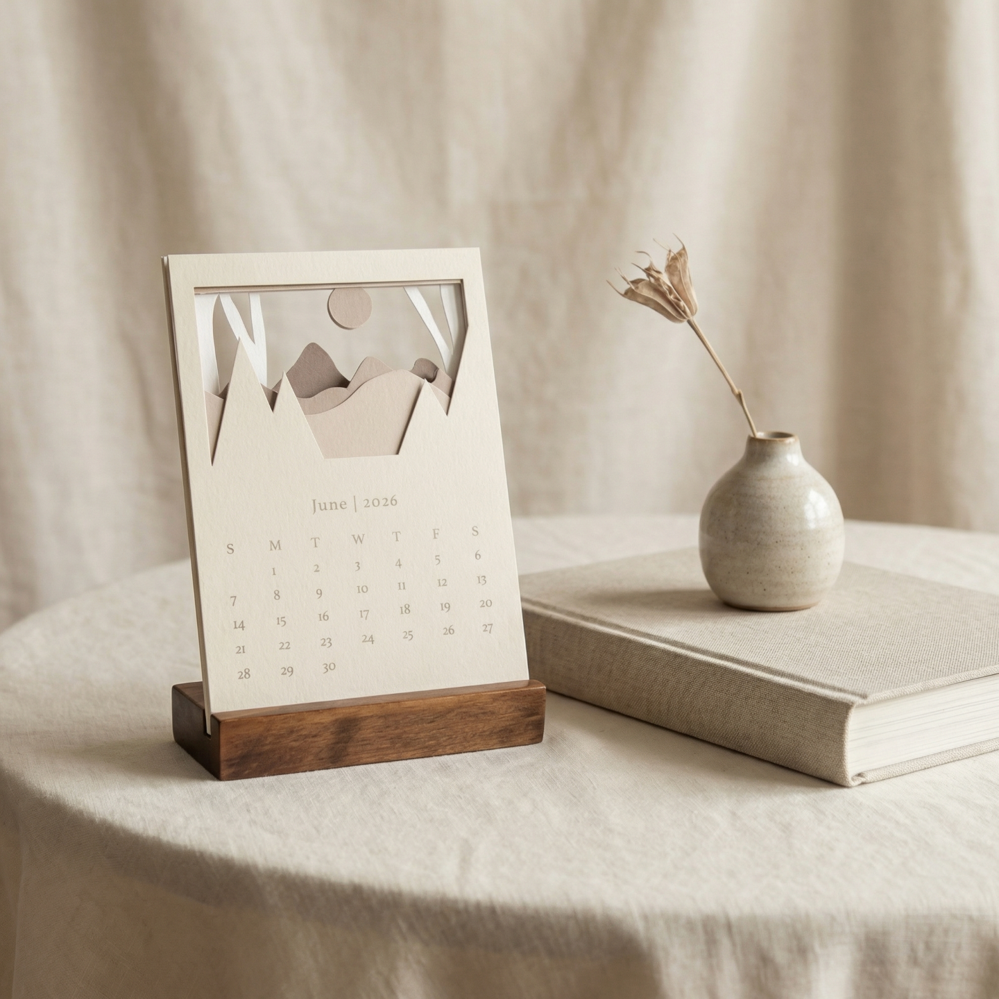 2026 Landscape Desk Calendar