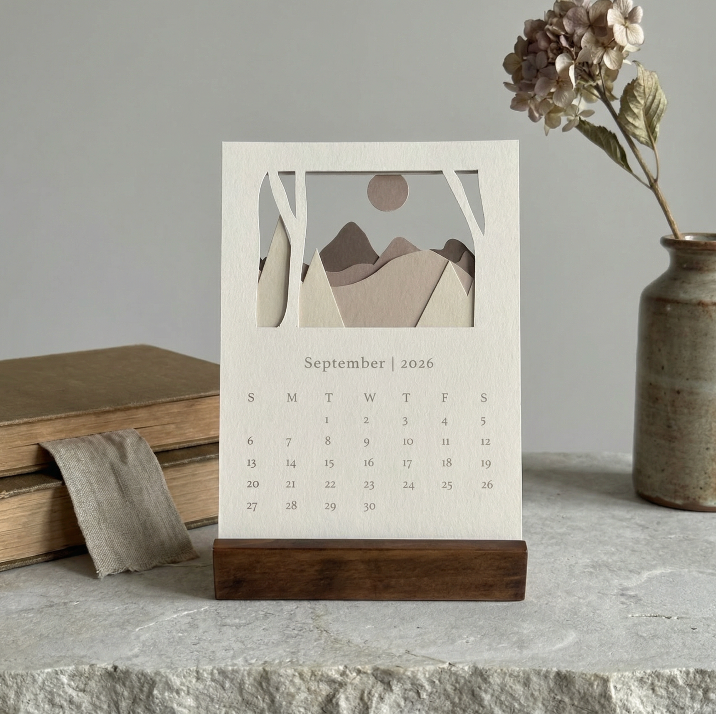 2026 Landscape Desk Calendar