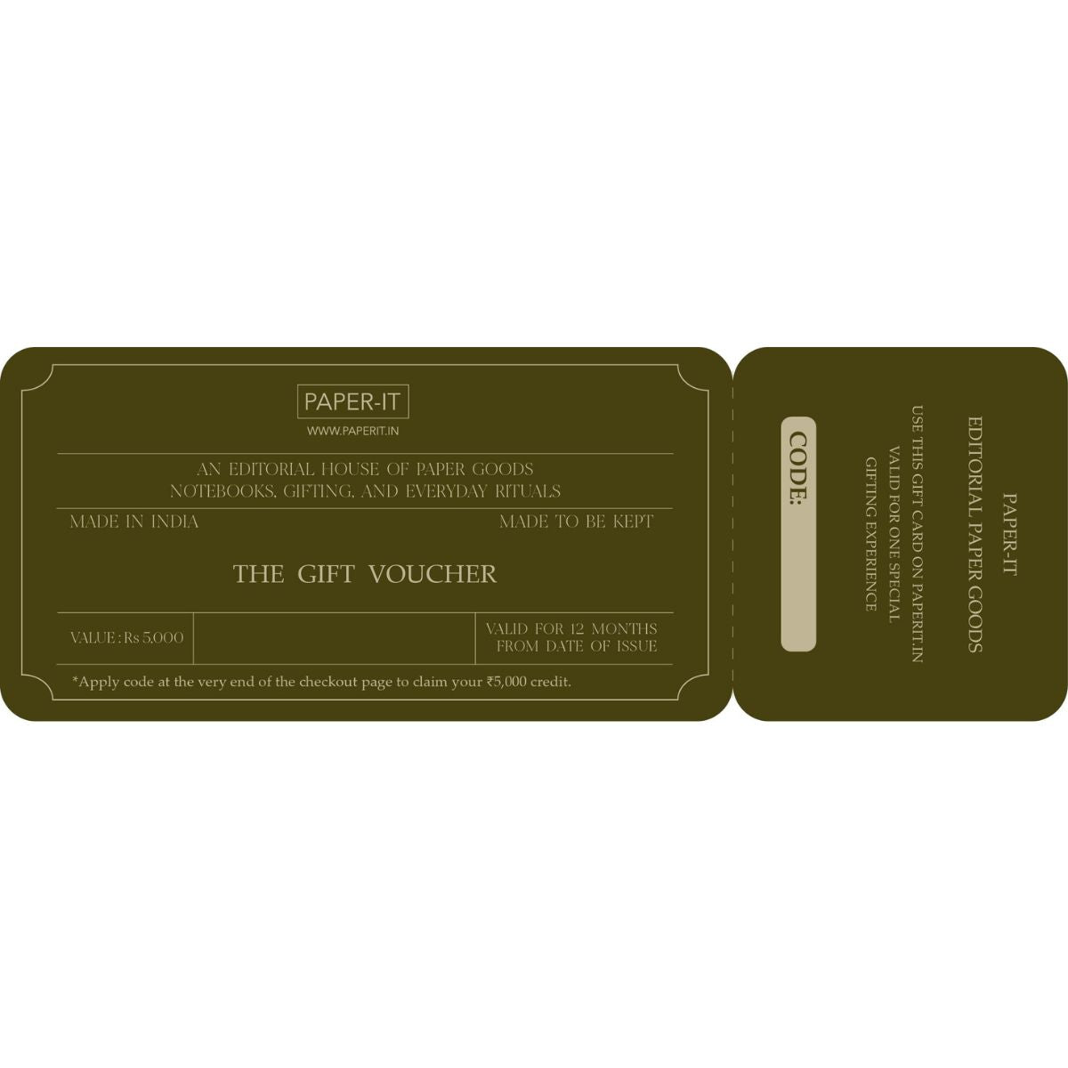 PAPER-IT Digital Gift Card