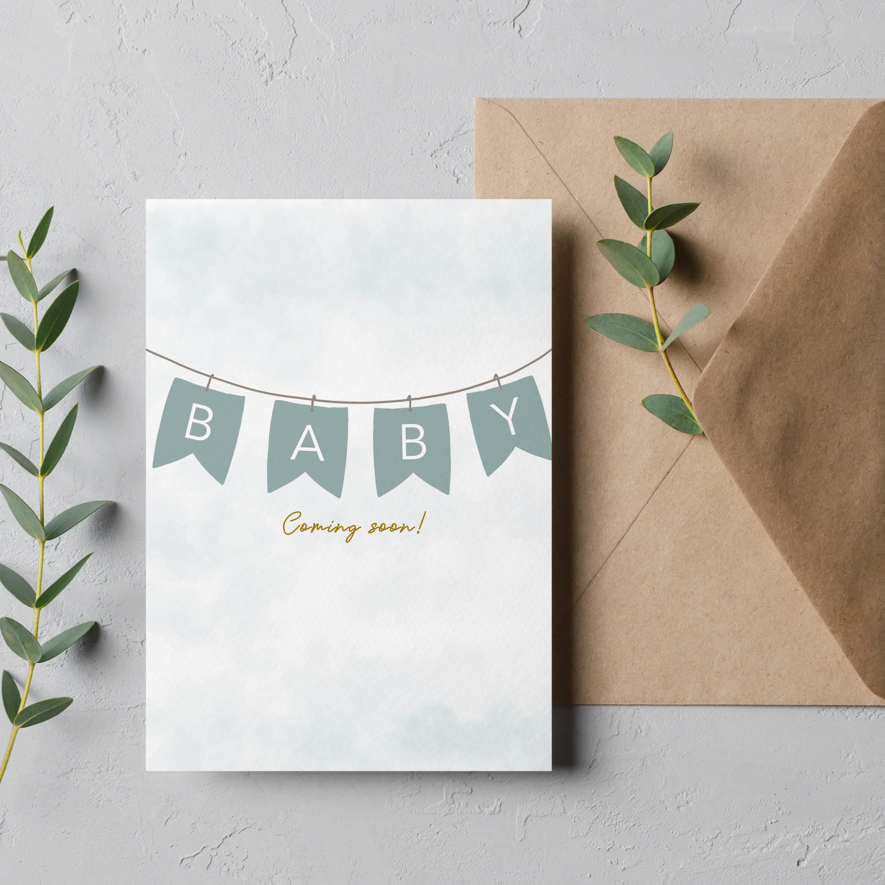 Baby soon <br/> Greeting Card