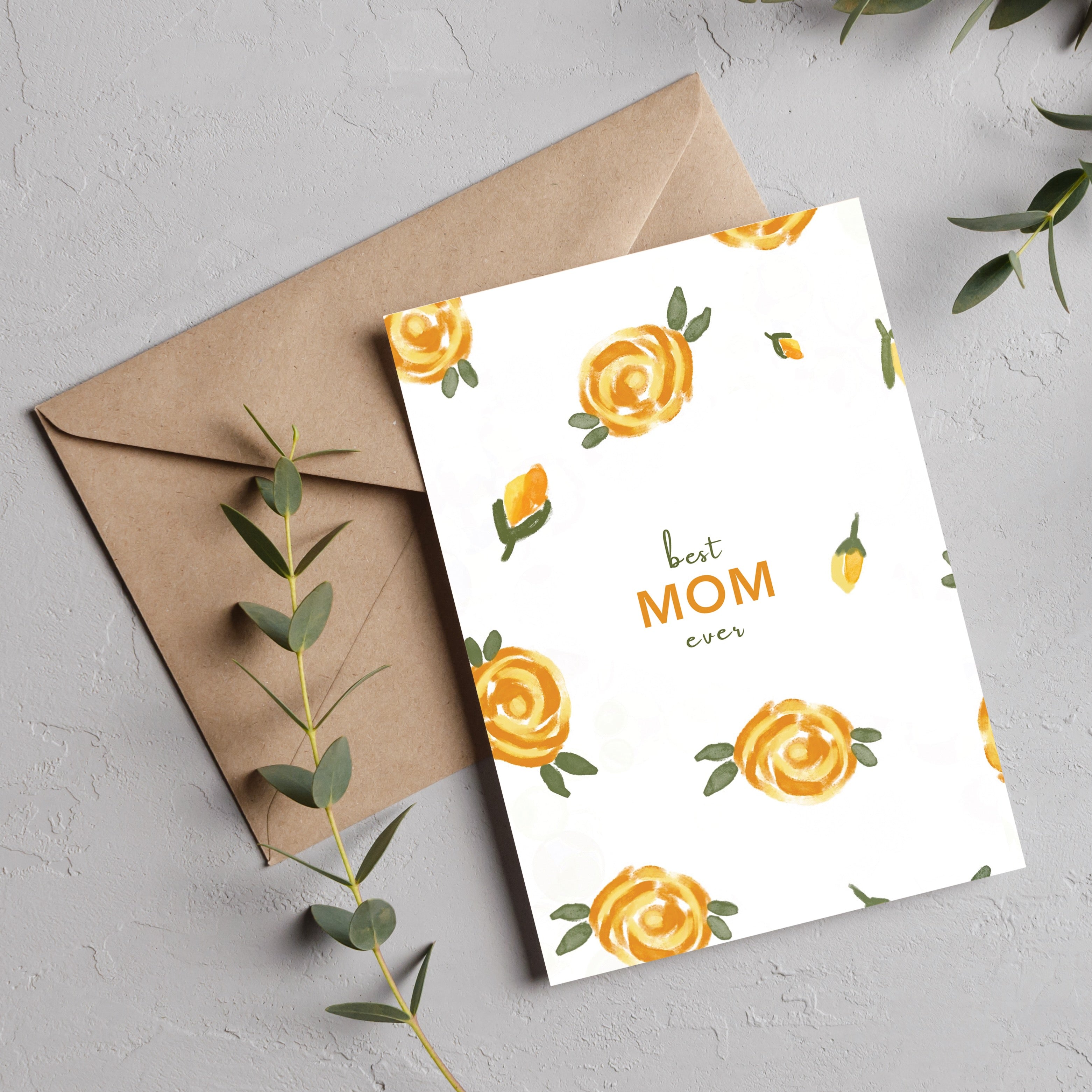 Best mom <br/> Greeting Card