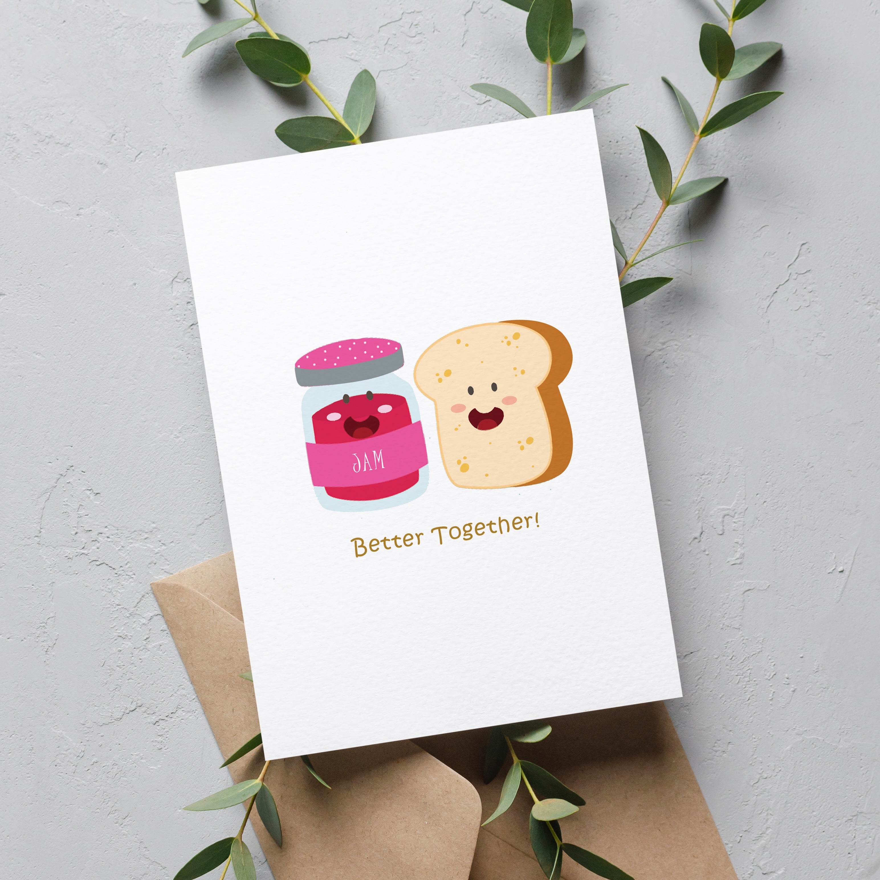 Jam & Toast <br/> Greeting Card