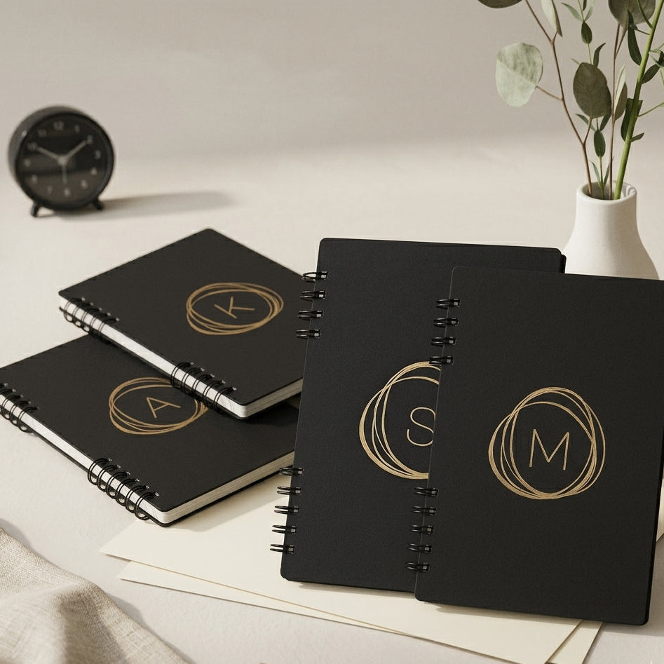 The Initial Notebook (Gold foiling)