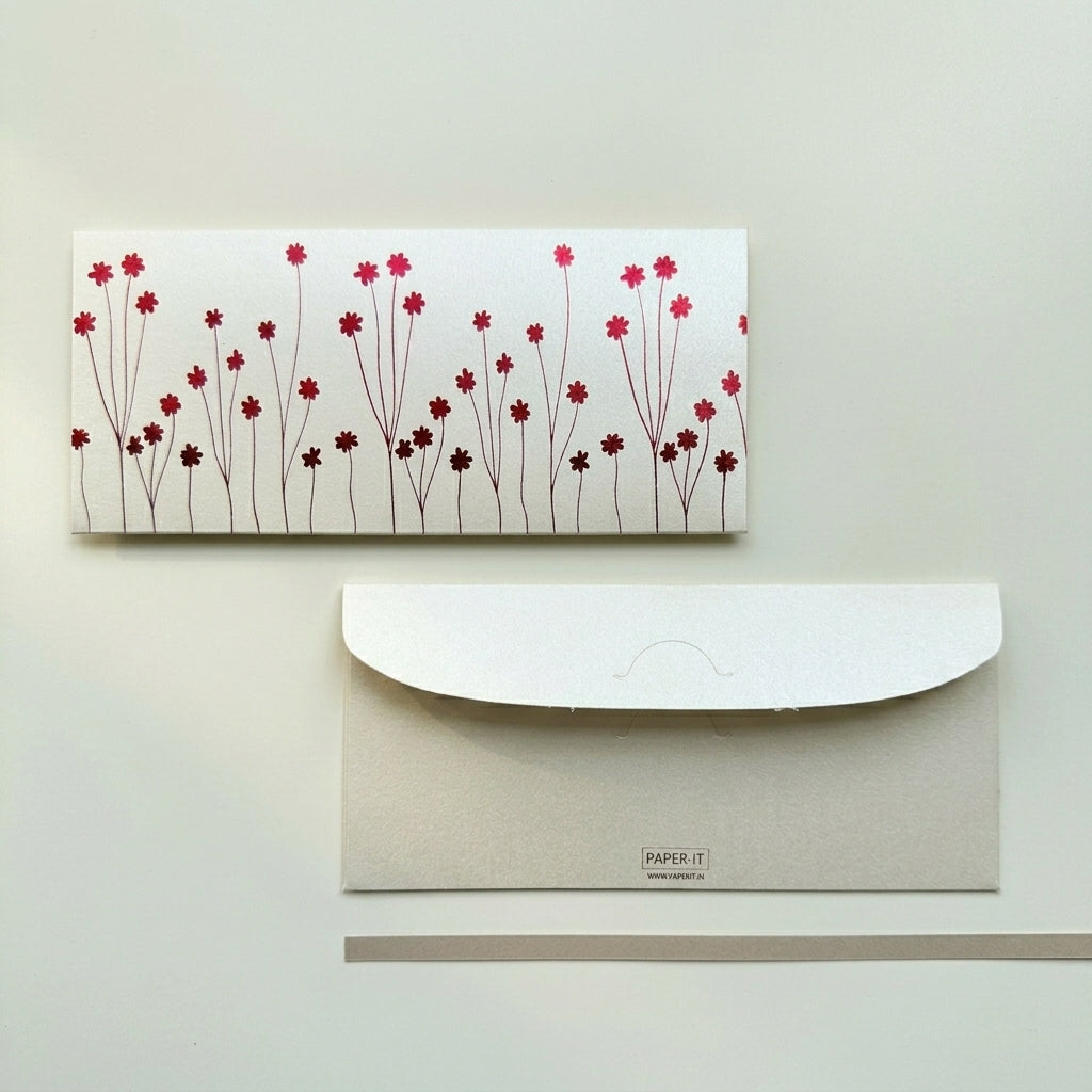 Flower fortune money envelopes (foiling)