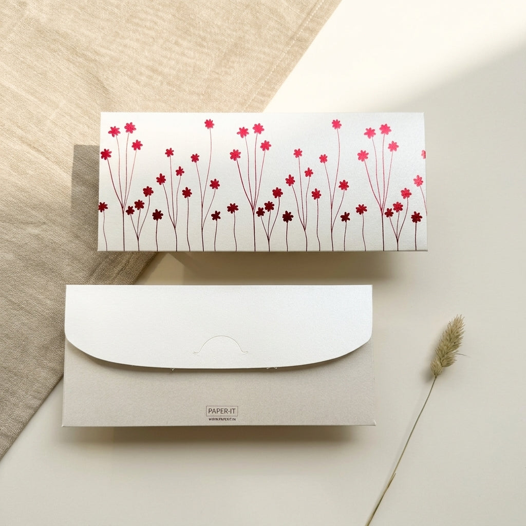 Flower fortune money envelopes (foiling)
