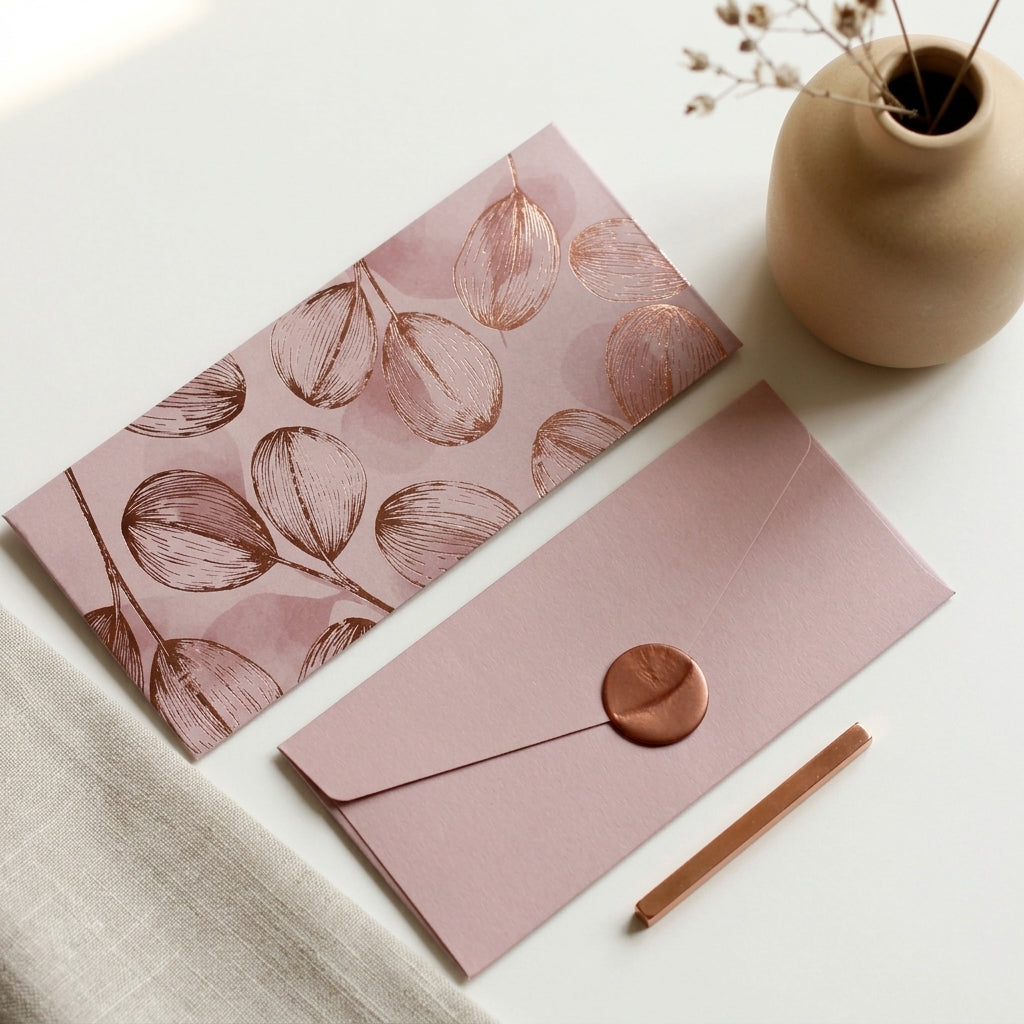 Rose money envelopes (foiling)