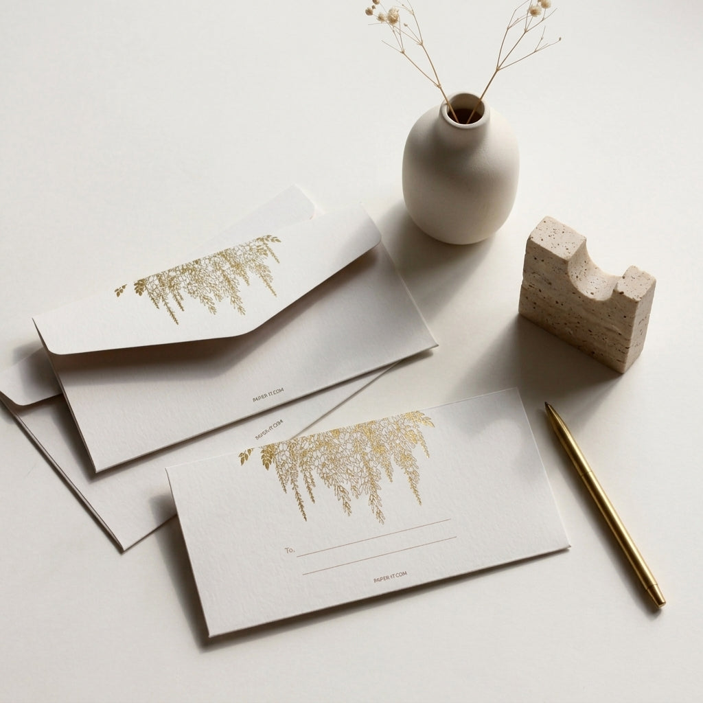 Ivory money envelopes (foiling)