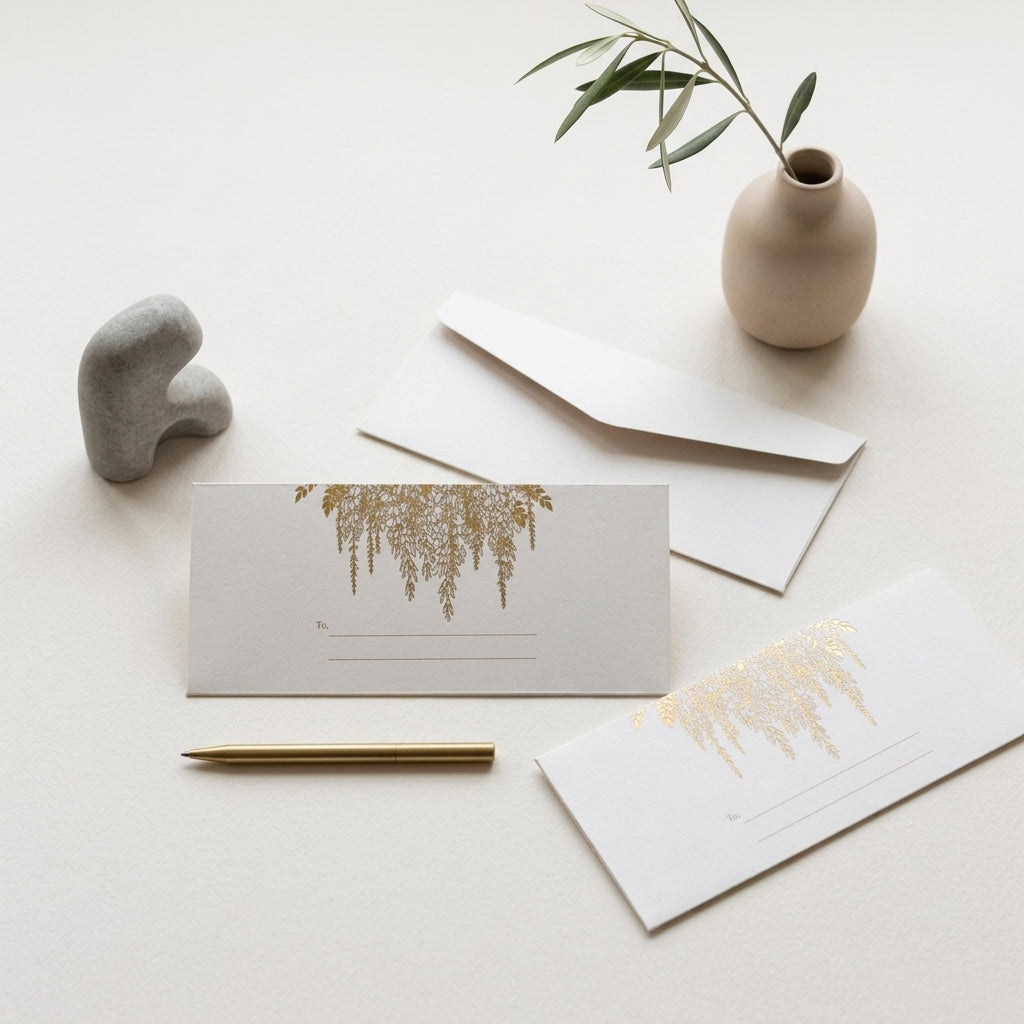 Ivory money envelopes (foiling)