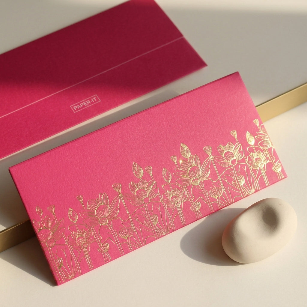 Lotus money envelopes (foiling)
