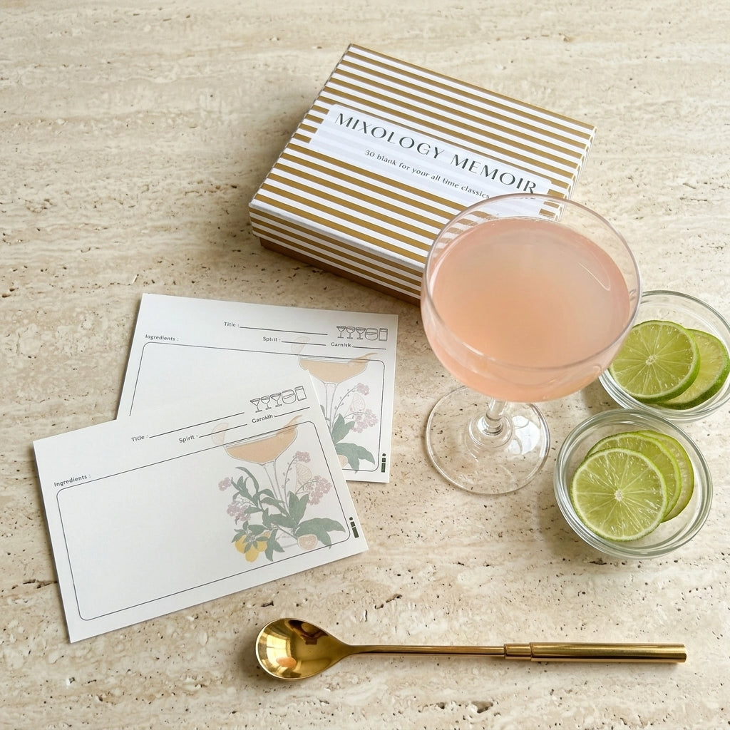 Mixology memoir | Beverages Cards Box