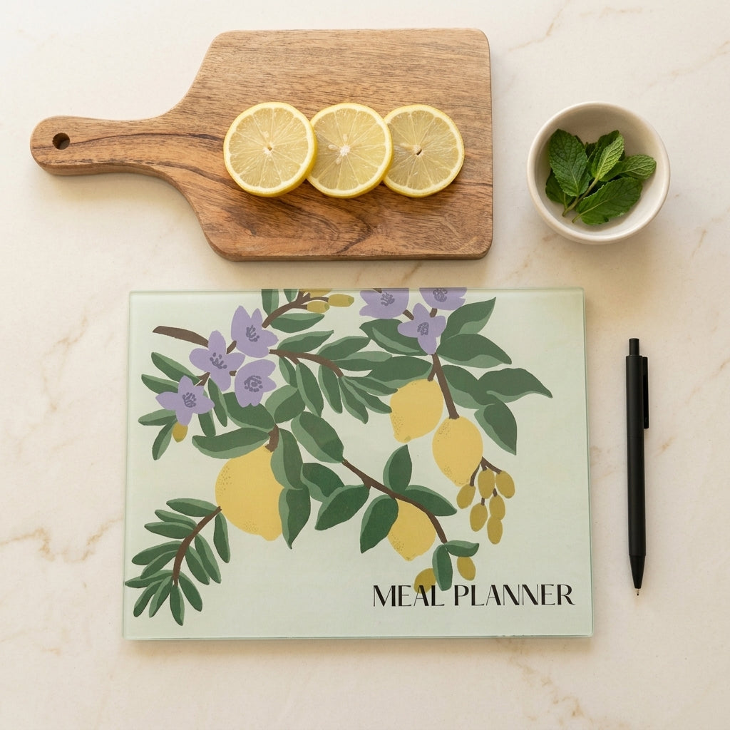 Sunny lavender meal planner