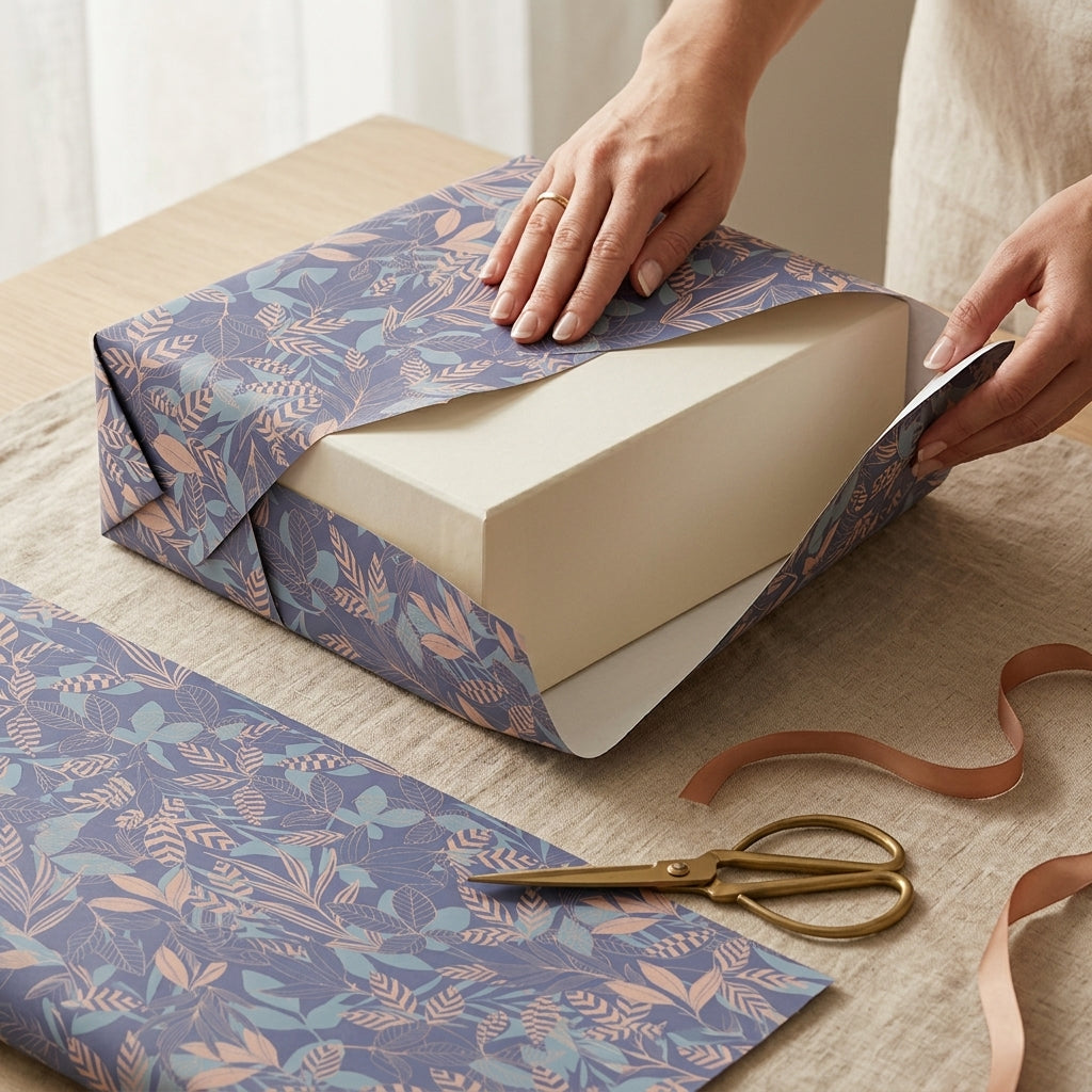 Bloom wrapping sheets+note cards