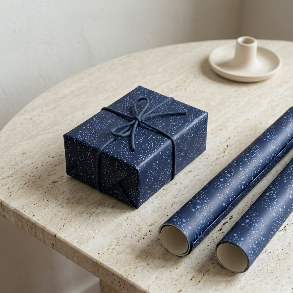 Open sky wrapping sheets+note cards