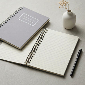 A5 Grey Foiled Notebook