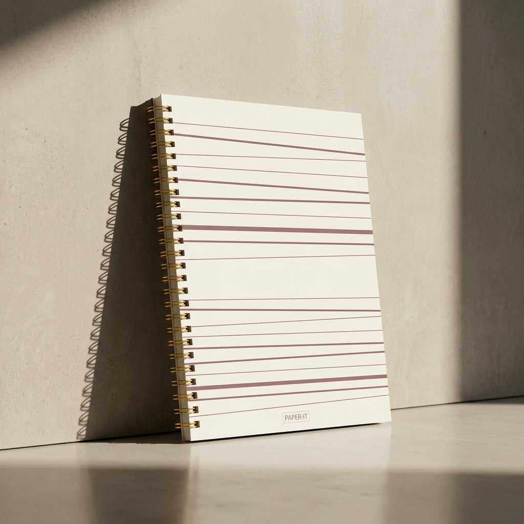 Latte lines notebook