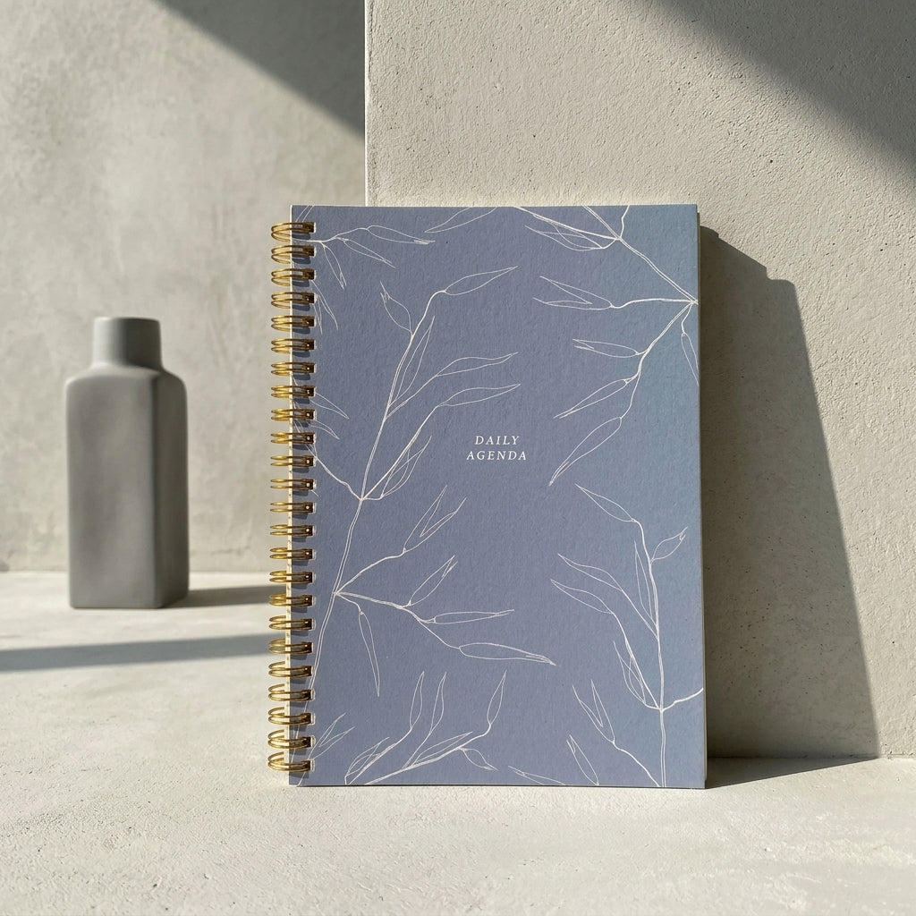 A5 luna leaves planner notebook