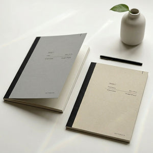 Flora tobacco + lichen notebook | Blank pages (set of 2)