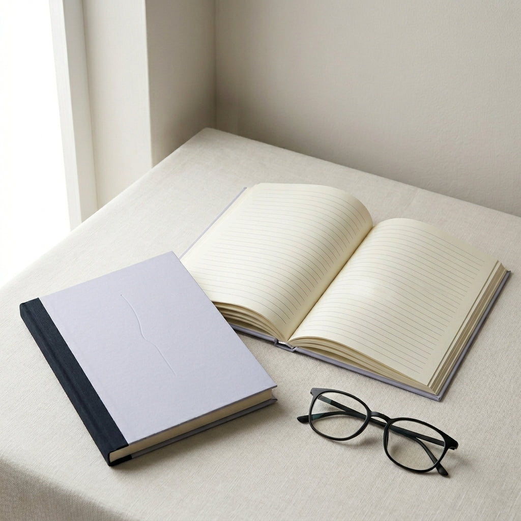 The line hardcover notebook