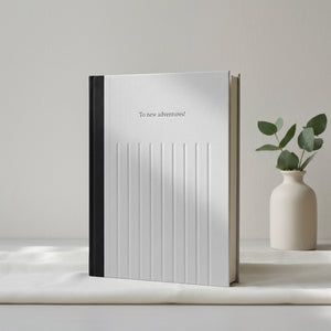 Quiet lines hardcover notebook
