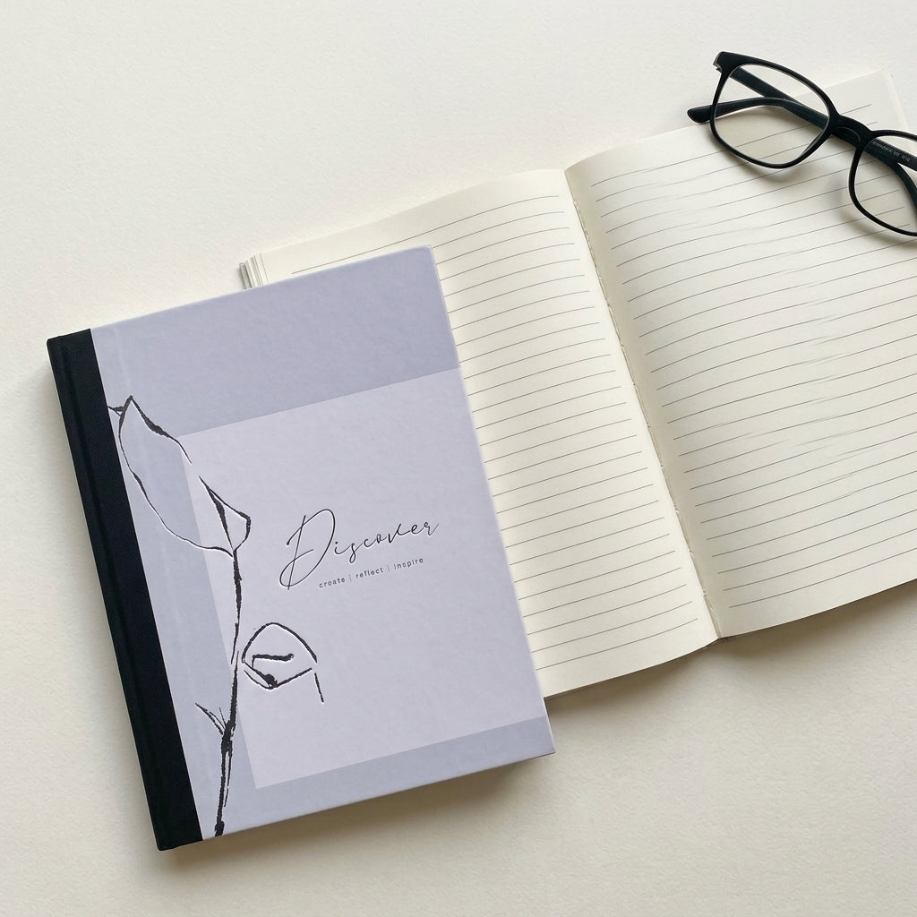 Lilac days hardcover notebook