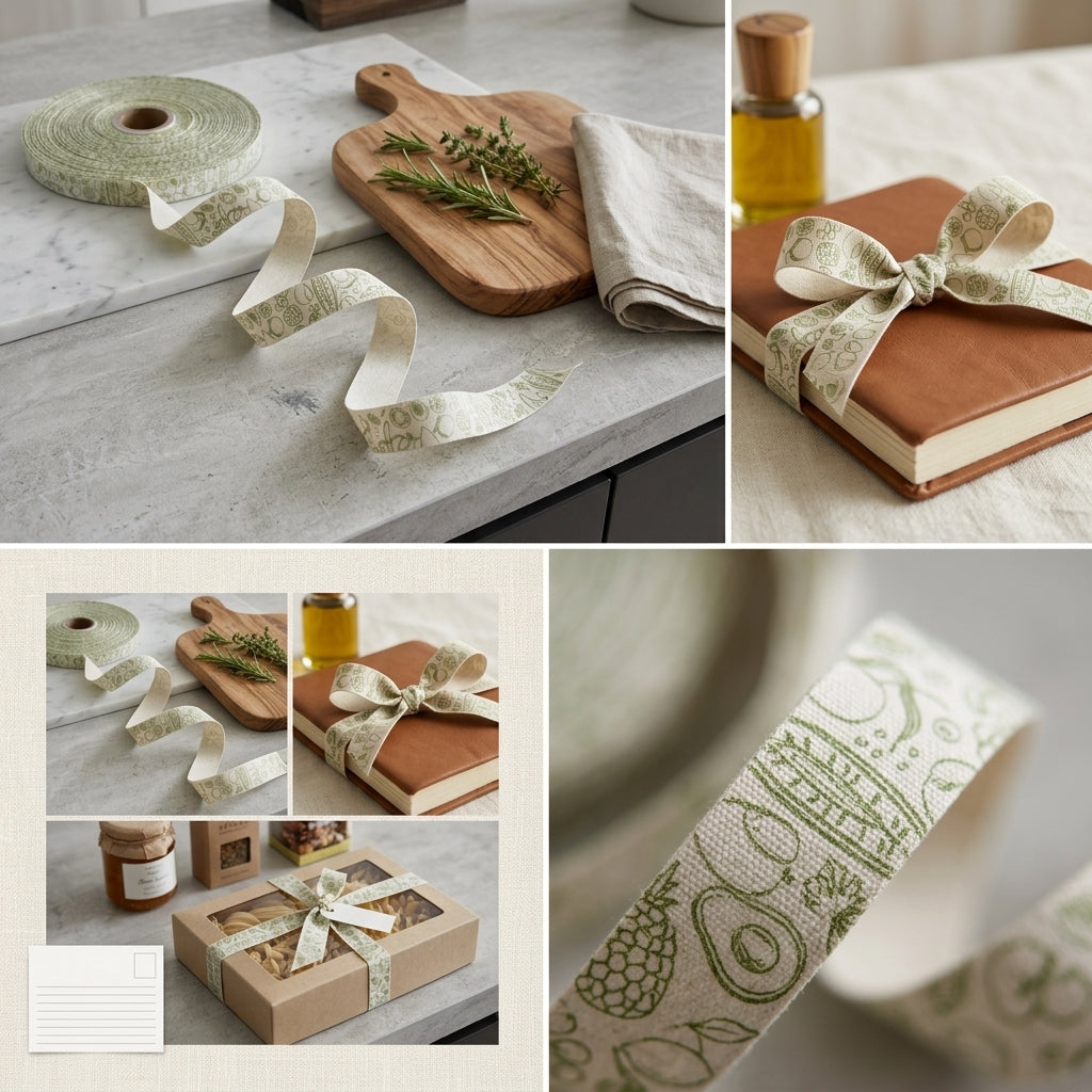 Garden Fruits Cotton Ribbons