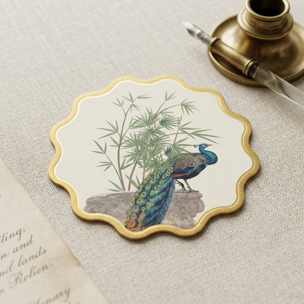 Mughal Garden Foiled Coasters