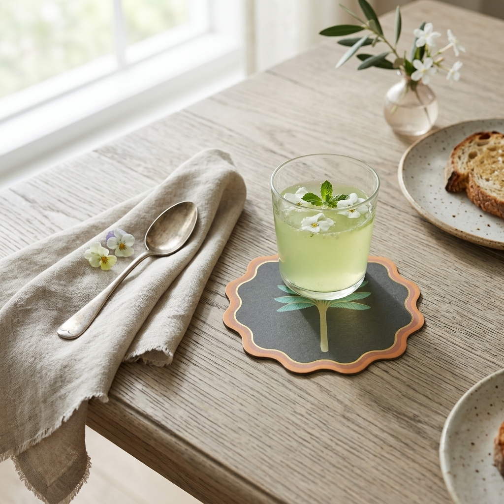 Palm Garden Foiled Coasters
