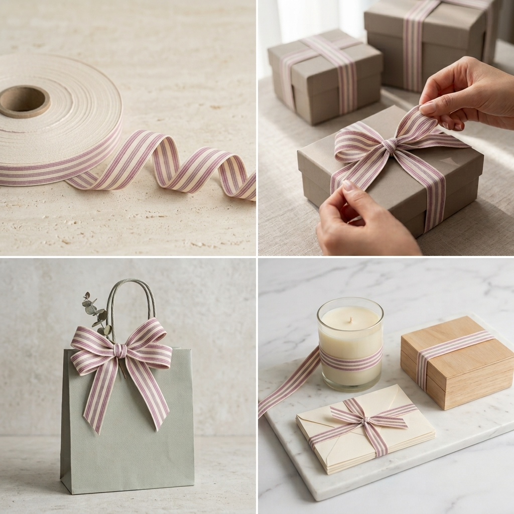 Purple Cotton Ribbons