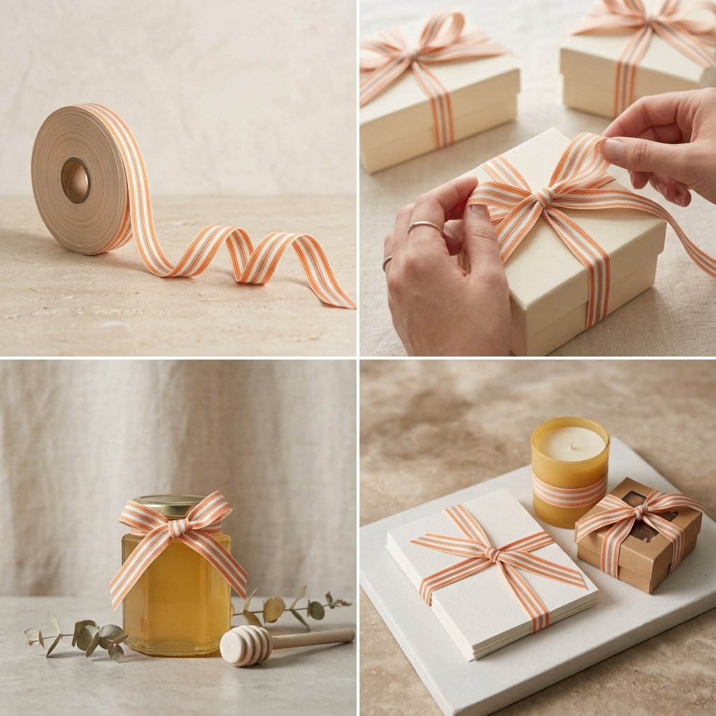 Orange Cotton Ribbons