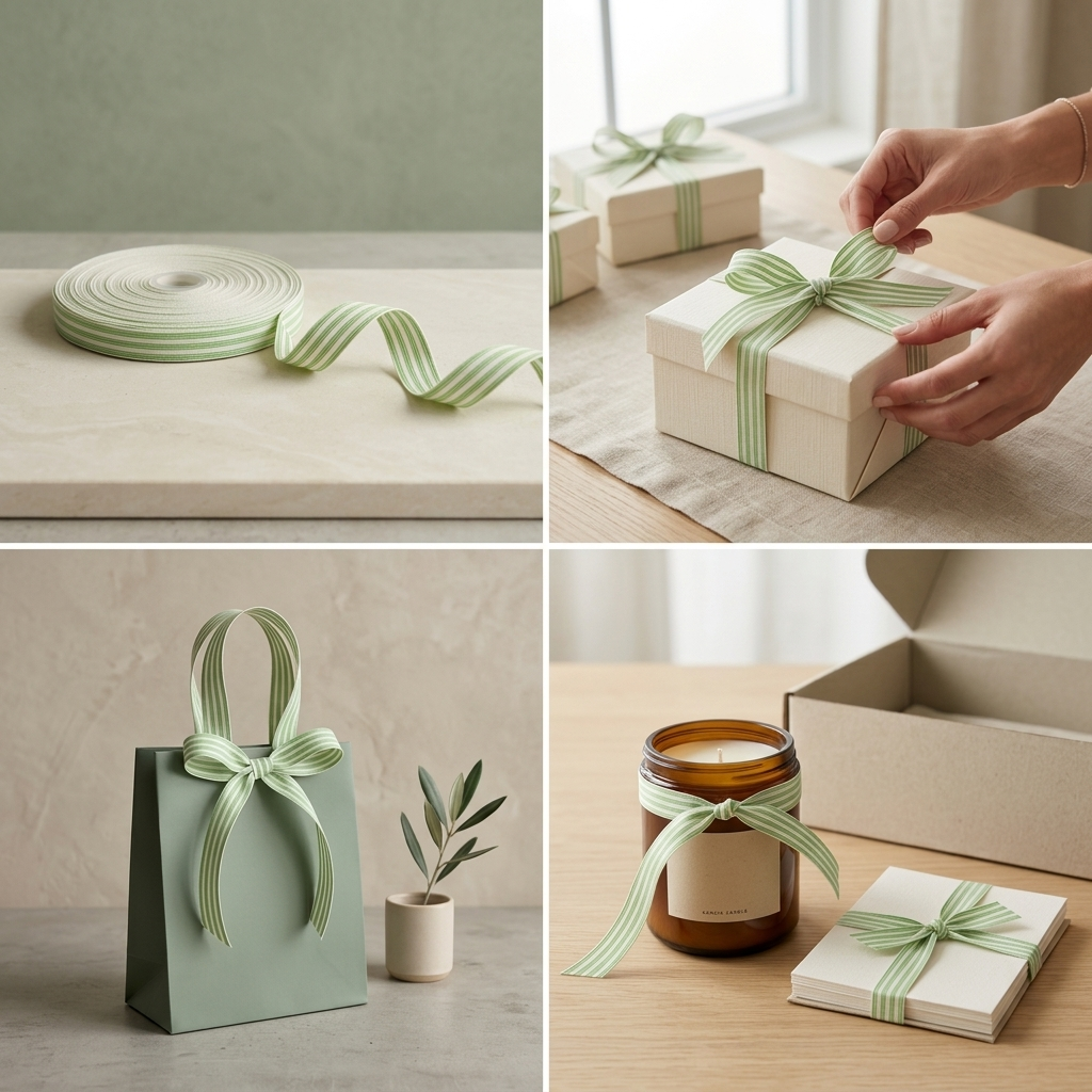 Lime Cotton Ribbons