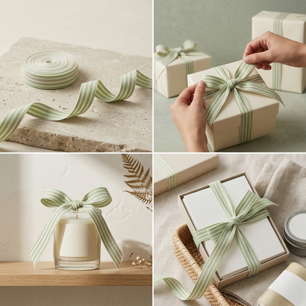 Lime Cotton Ribbons