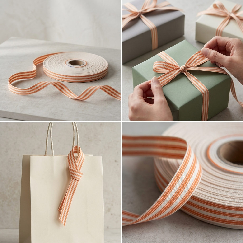 Orange Cotton Ribbons