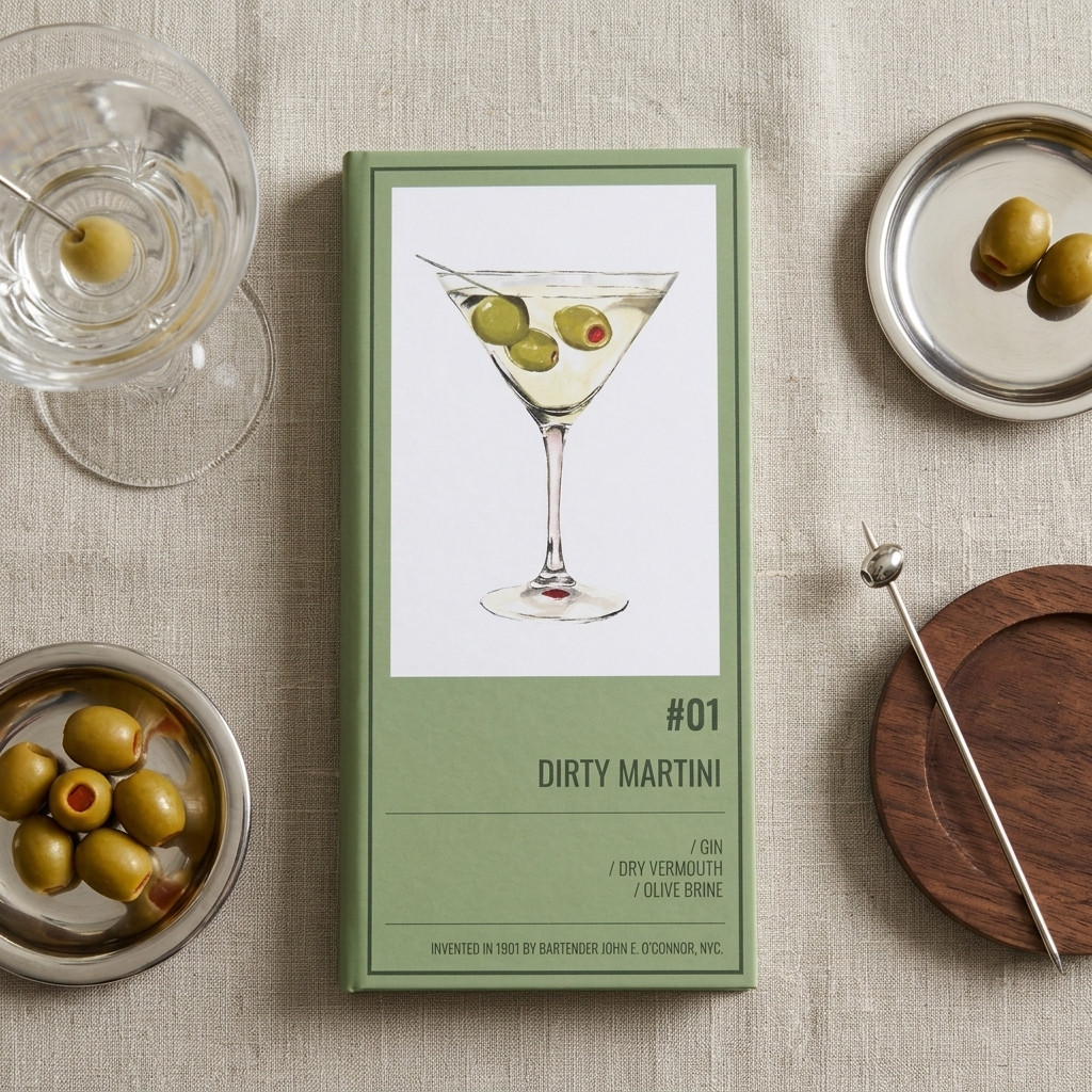 #01 Dirty Martini Notepad