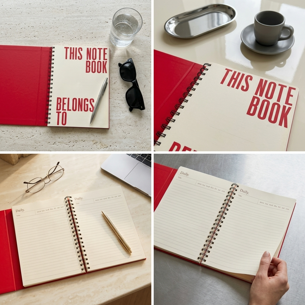 Cherry folder Notebook