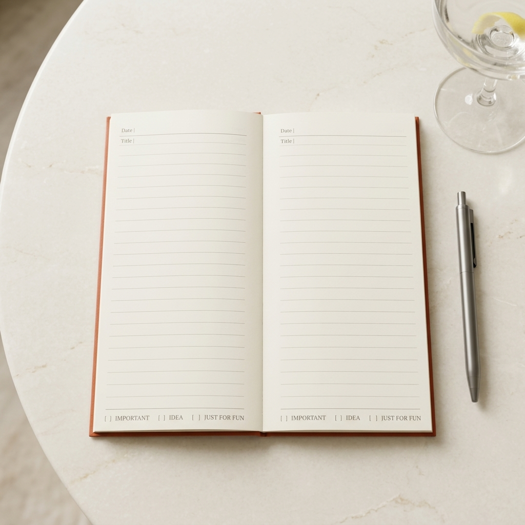 #06 Boulevardier Notepad