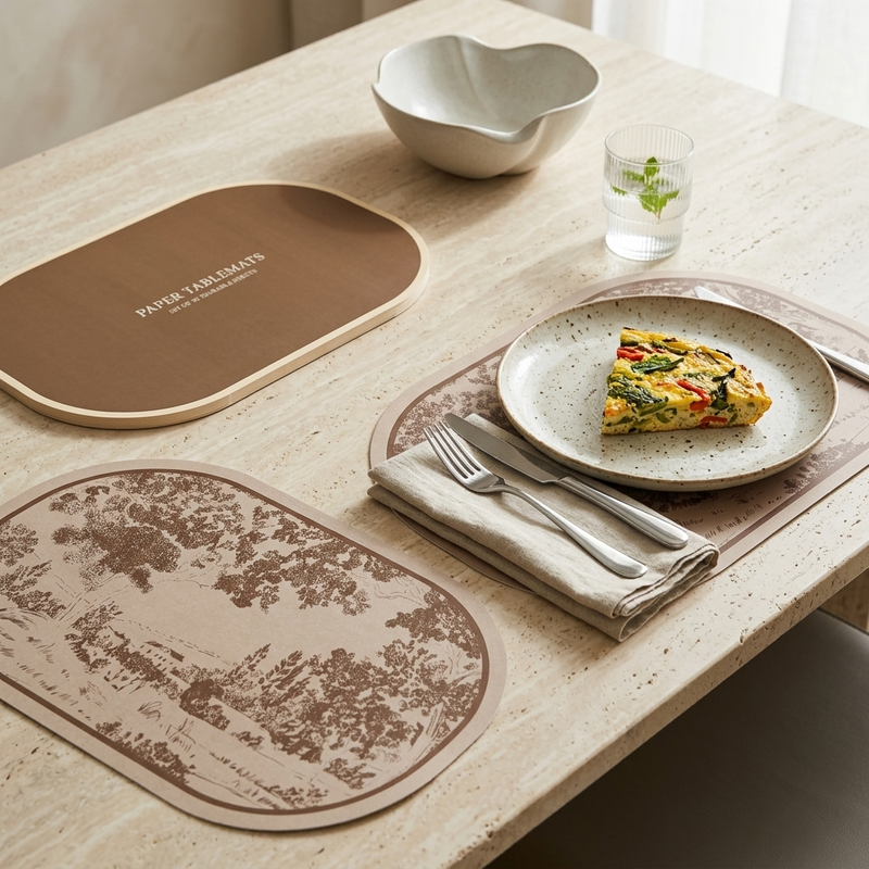 Country Tablemat Book </br> (50 Paper Sheets)