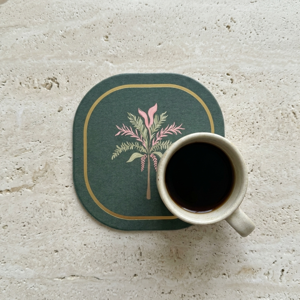 Meadow Foiled Coasters