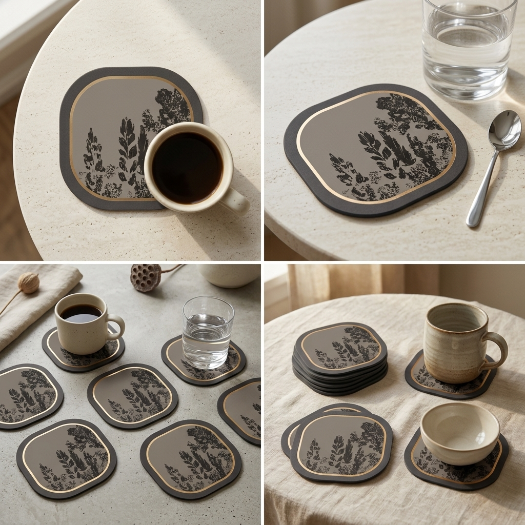 Country Foiled Coasters