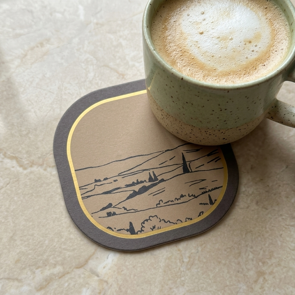 Tuscany Foiled Coasters