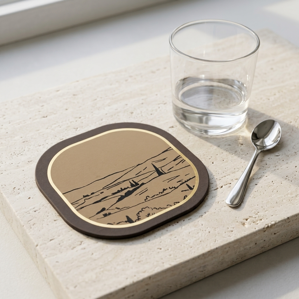 Tuscany Foiled Coasters