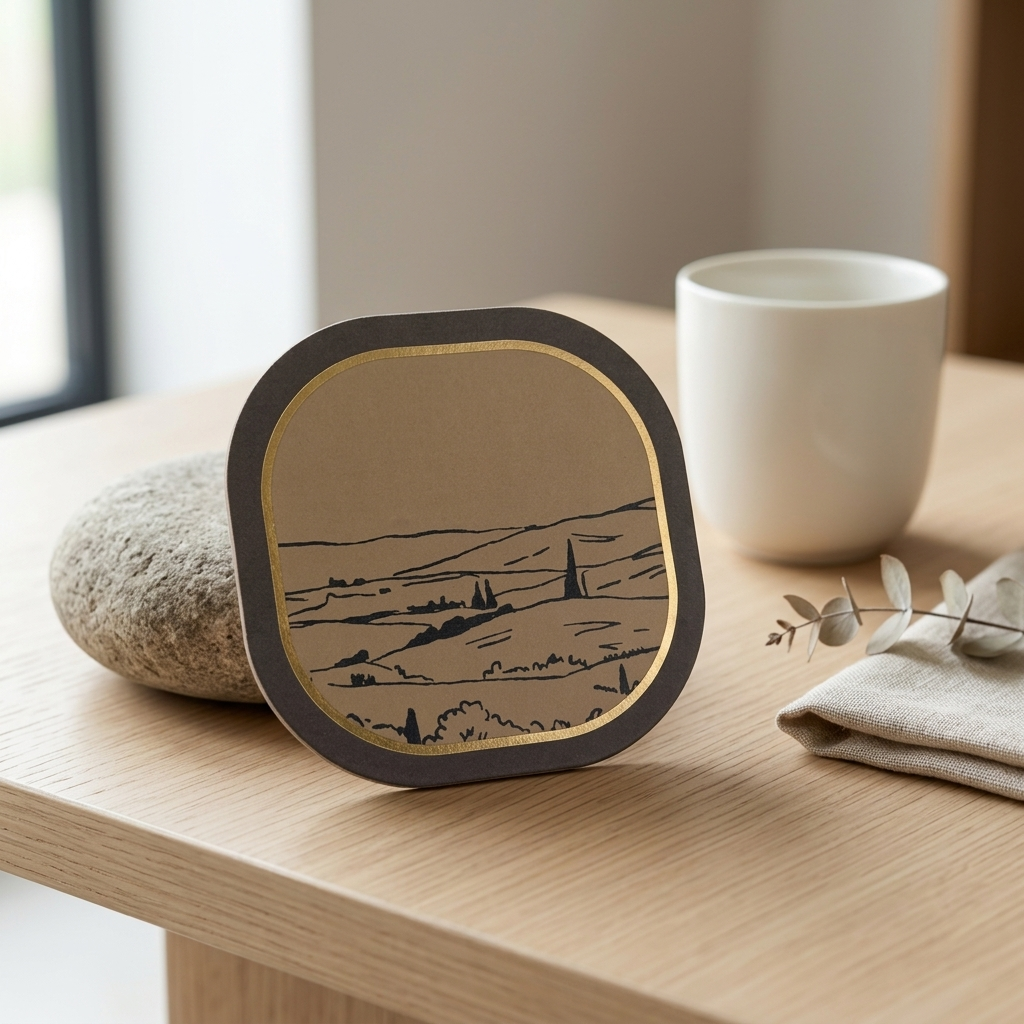 Tuscany Foiled Coasters