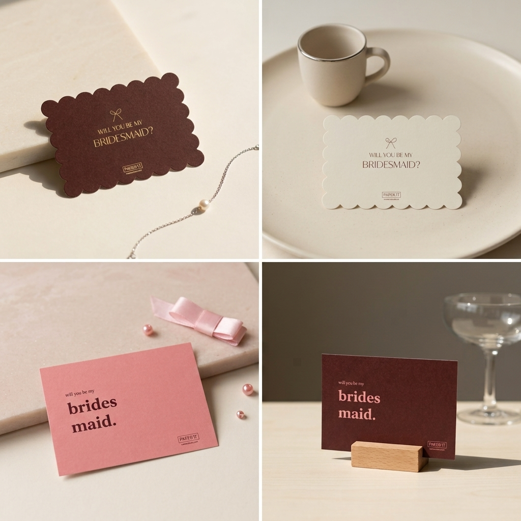 Bridesmaid cards (set of 15)