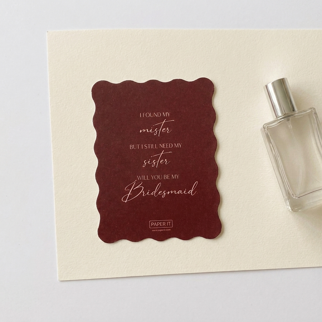 Bridesmaid cards (set of 15)