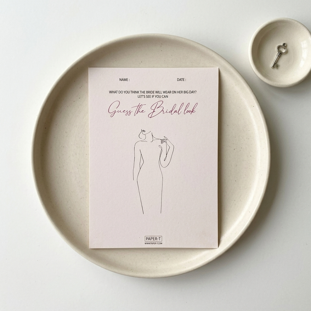 Bridal shower games (set of 30)
