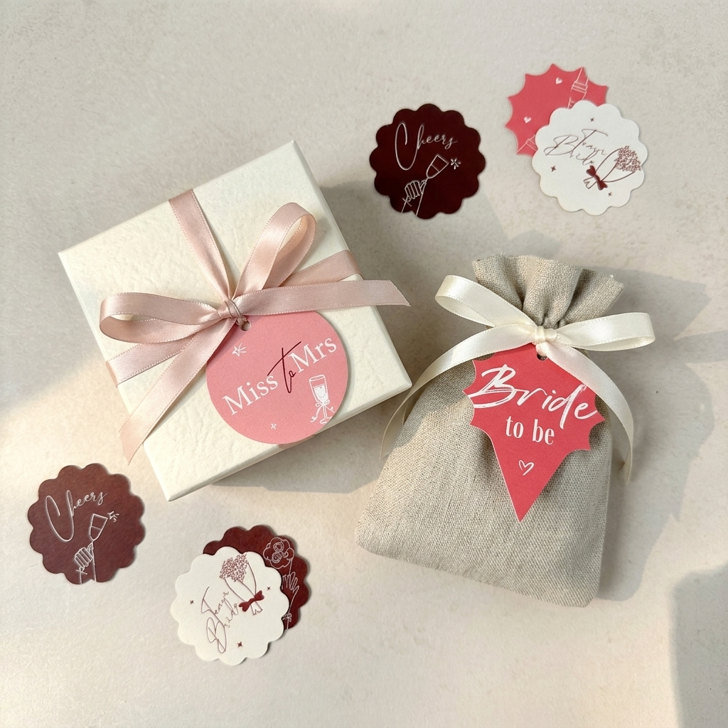 Bridal shower tags (set of 12)