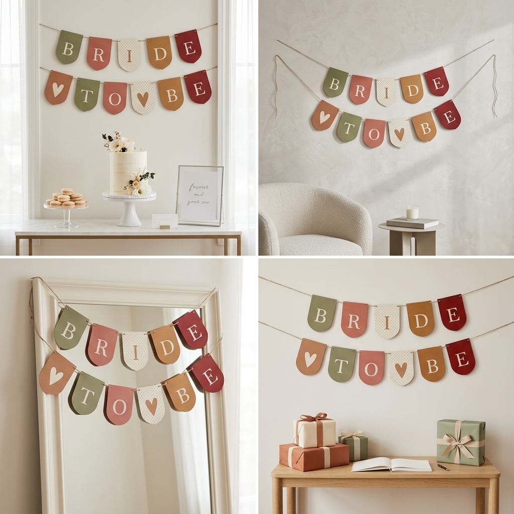 Warm bride to be buntings