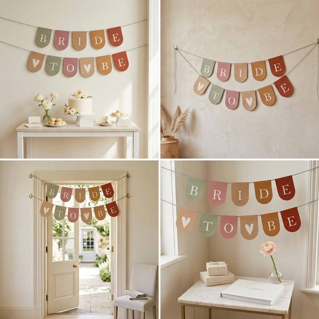 Warm bride to be buntings