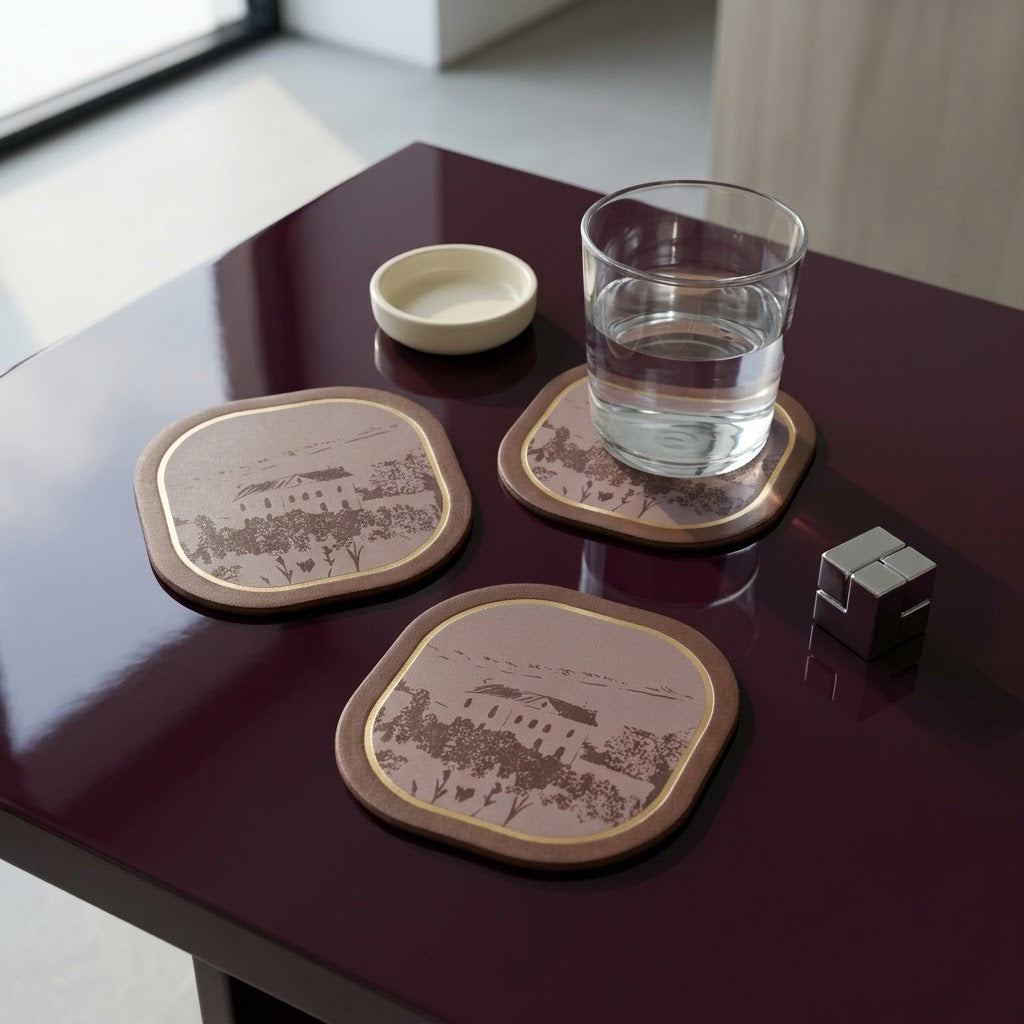 Country II Foiled Coasters