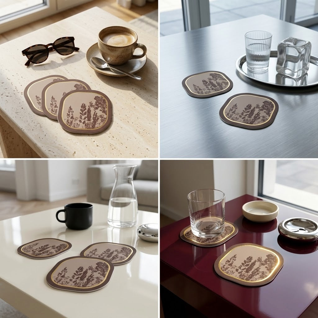 Country I Foiled Coasters